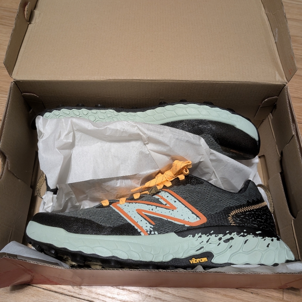 NIB New Balance Fresh Foam X Hierro v7 Men's 12.5 WIDE Trail Running Shoes Green